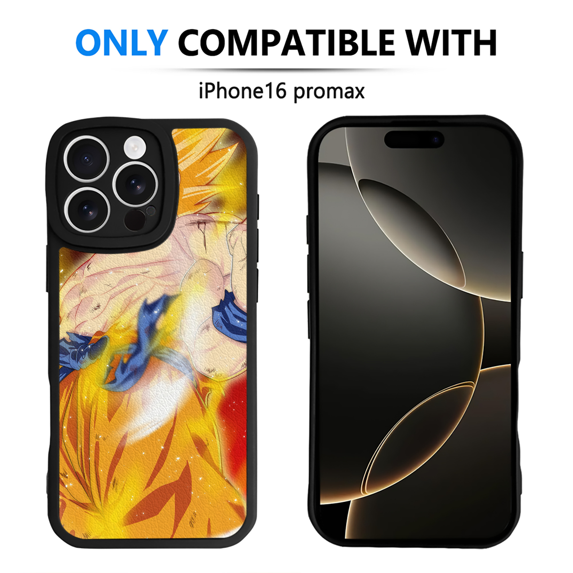 （画像用） ドラゴンボール DRAGON BALL 【iPhone 16シリーズ対応】シリコンスマホケース（レザー調） 材質：シリコン